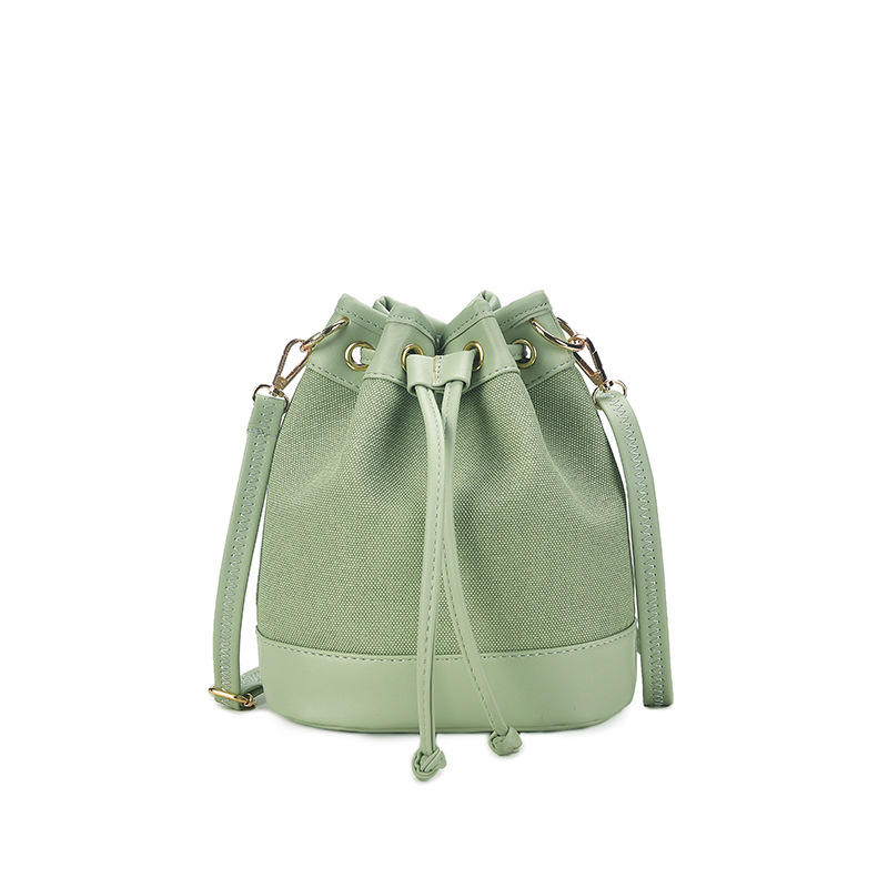 Minimalist Canvas Bucket Bag